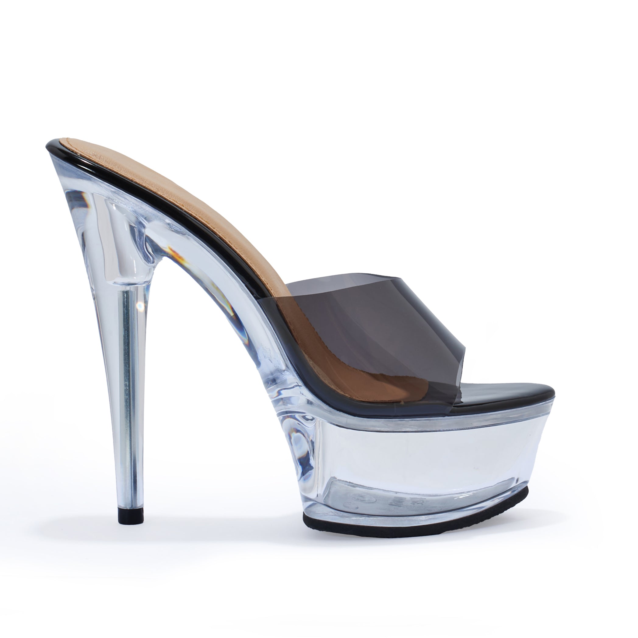 BLACK/PATENT/PERSPEX/SYNTHETIC