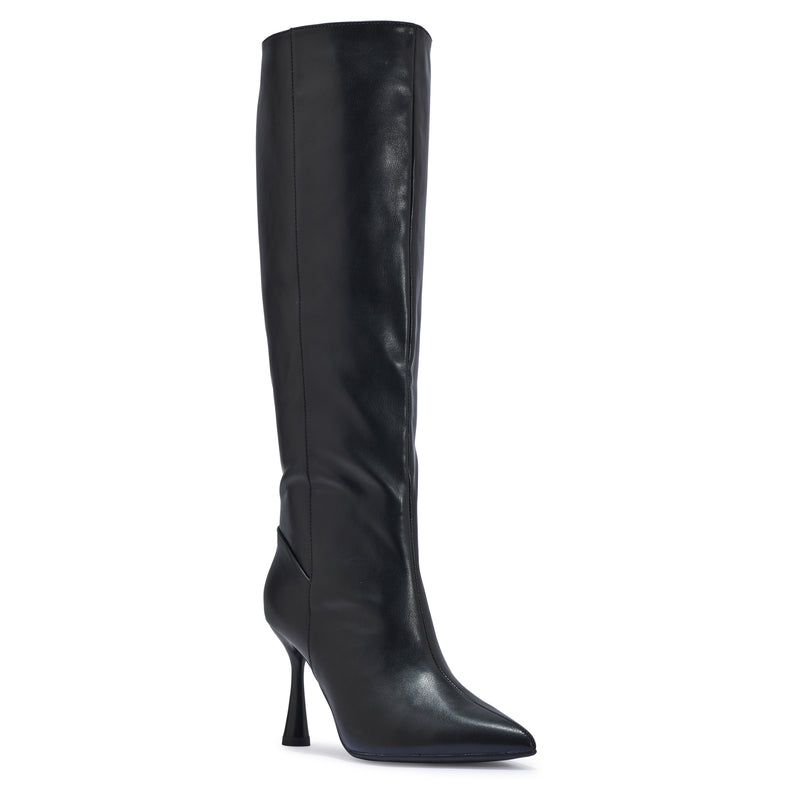 ADVOCAAT11 FAUX LEATHER STILETTO HEELED BOOTS