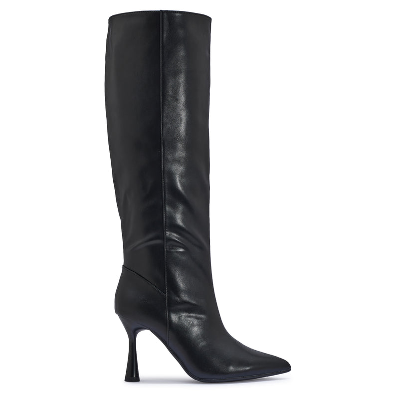 ADVOCAAT11 FAUX LEATHER STILETTO HEELED BOOTS