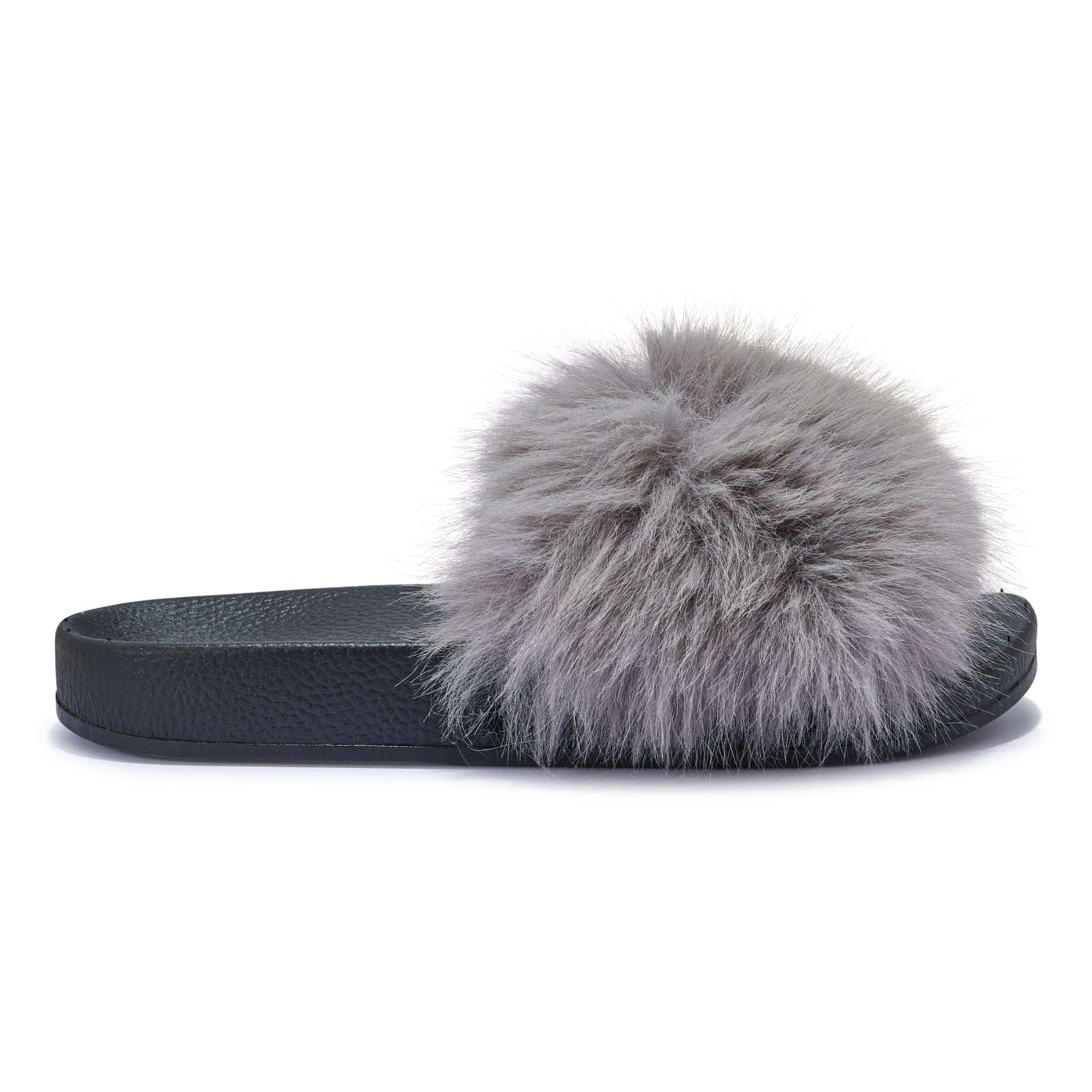 AMUNA1012 HEAVY FUR MULE SLIDER
