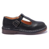 Flat Buckled Shoes For Work Or Schoolwear - Women's Footwear Wholesale UK Sizes 3-8 - Wholesalers UK