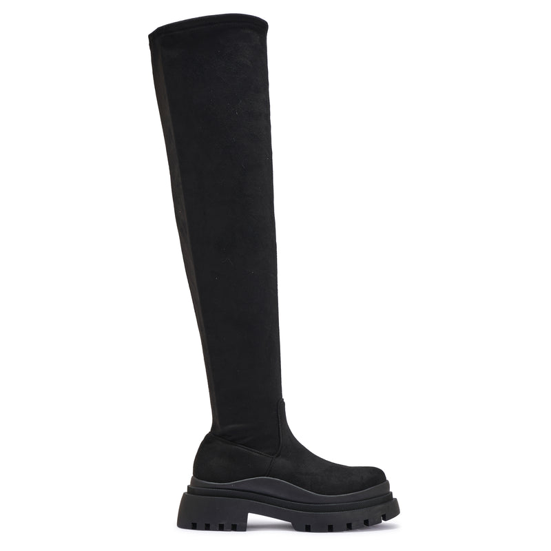 CHILLI4 – CHUNKY DOUBLE CLEATED SOLE KNEE HIGH BOOT