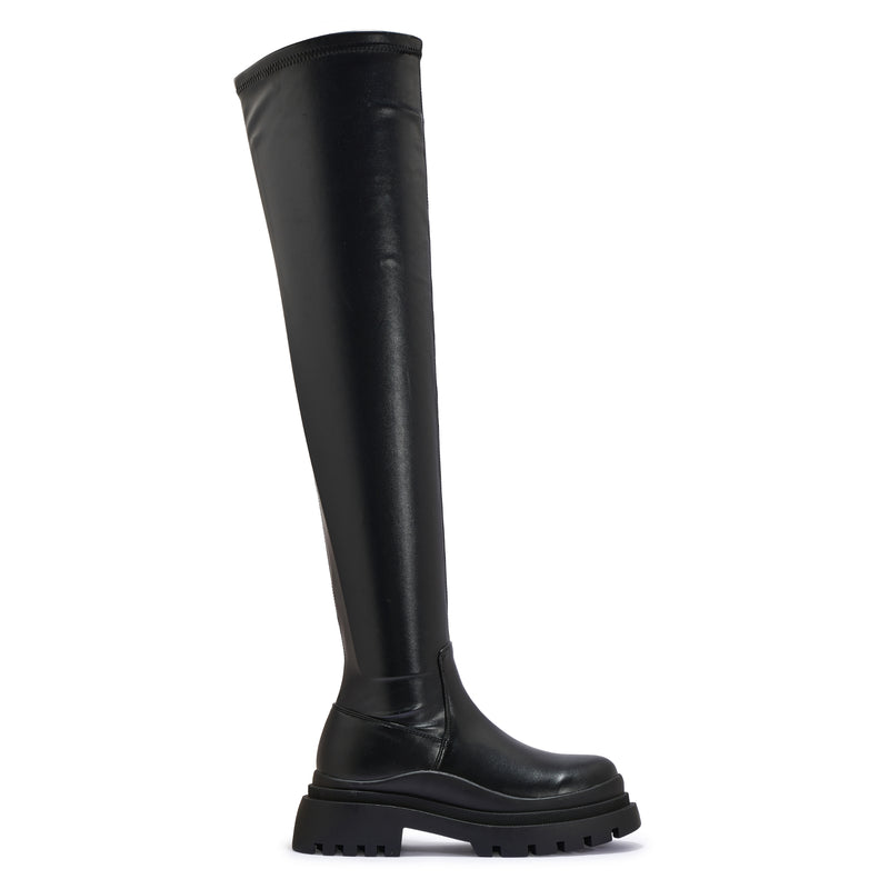 CHILLI4 – CHUNKY DOUBLE CLEATED SOLE KNEE HIGH BOOT