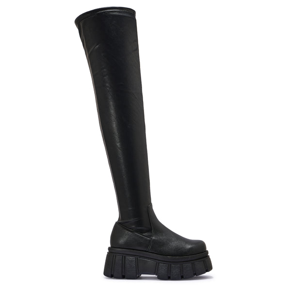 LILU42 – EXTREME CHUNKY DOUBLE SOLE OVER THE KNEE BOOT