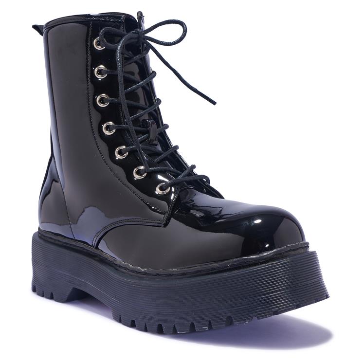 LUK1 CHUNKY LACE UP BOOT
