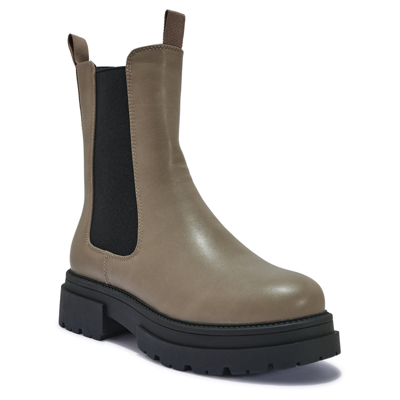 PERTH20 - CHUNKY CASUAL CHELSEA BOOT MID CALF