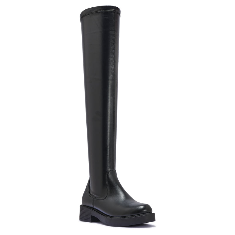 PHILLY20 – CASUAL ROUNDED TOE OVER THE KNEE BOOT
