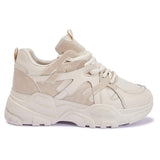 RIZ1 PANEL LACE UP CHUNKY TRAINER