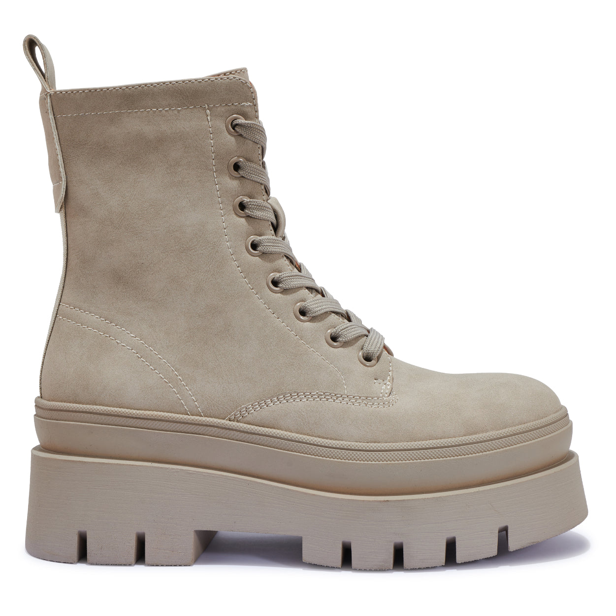 RUM1 DOUBLE CHUNKY LACE UP ANKLE BOOT