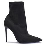 SNOSH43 POINTED TOE STILETTO HEEL ANKLE BOOT