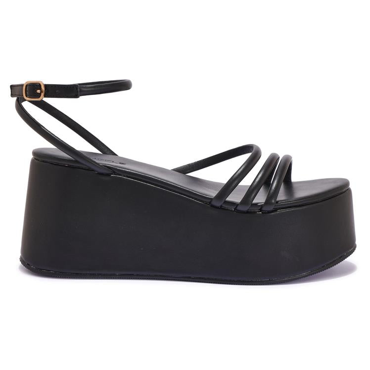 UNIQUE3 BARELY THERE HIGH WEDGE SANDAL